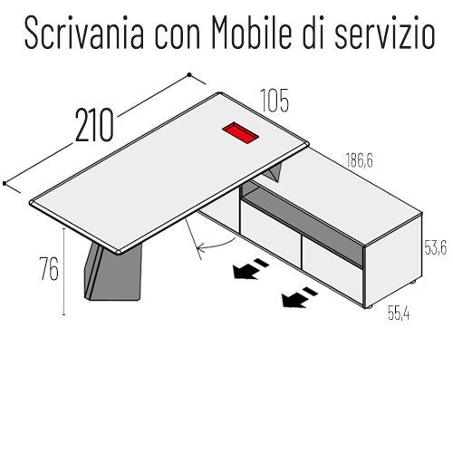 Scrivania+Mobile [+€1340,00]